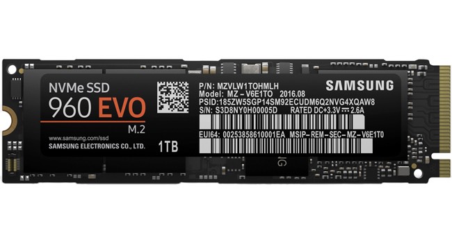 samsung 960 evo nvme