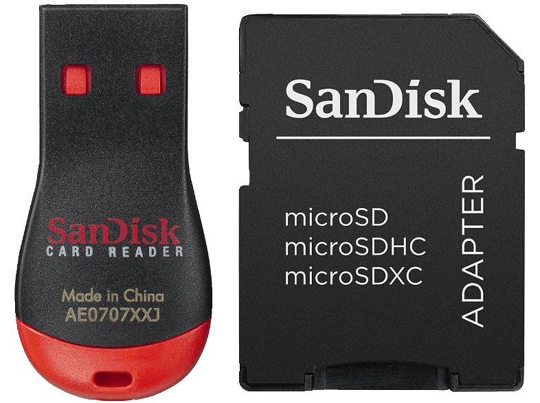 Sandisk Mobilemate Duo - Adaptateur microSD vers SD - USB 2.0