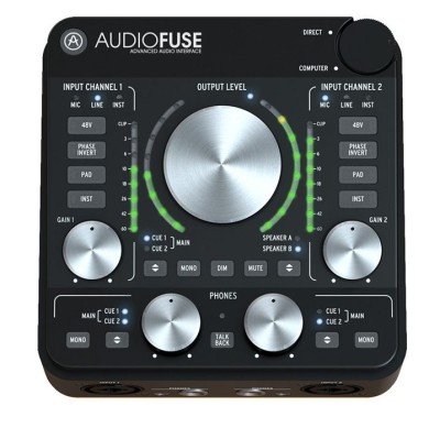 Arturia AudioFuse Revision 2, 4x4 Audio Interface, XLR/6,3mm, USB/MIDI - Svart#4