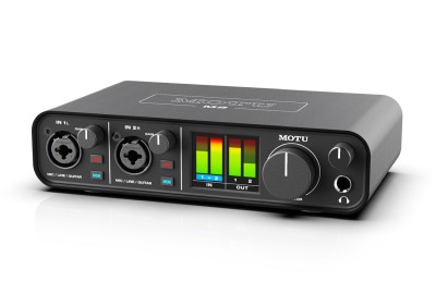 MOTU M2, 2-in/2-ut, XLR/6,3mm, USB-C/MIDI, ultralåg latency#3