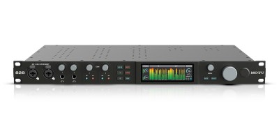 MOTU 828, 28-in / 32-ut, XLR/6,3mm, USB3/MIDI, DSP mixer + effekter