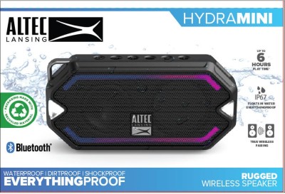 Altec Lansing IMW1000 HydraMini RGB, Bluetooth, vattentät IPX67 - Svart#2