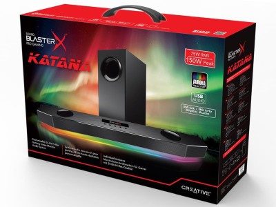 Sound BlasterX Katana Soundbar, 2.1 stereo, 30W + 75W RMS, Bluetooth, RGB, fjärrkontroll#5