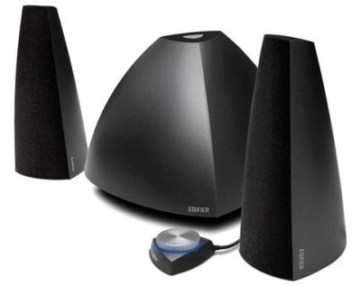 Edifier PrismaBT, 2.1 stereo, Bluetooth, 30W + 2x9W RMS - Svart