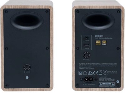Edifier M60 Compact Desktop 2.0 Speakers, 2x33W RMS, Bluetooth/USB-C - Classic Oak#4