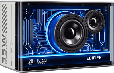 Edifier QD35 Bluetooth, 40W RMS, RGB, inkl. GaN-laddare 35W USB-A/USB-C - Vit#3