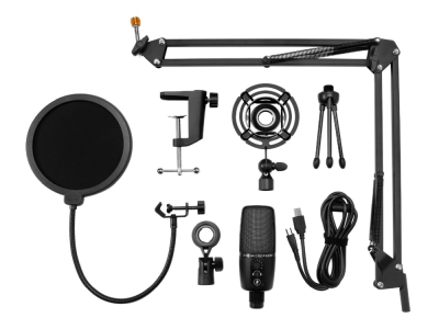 Gear4U Streaming RGB Microphone, USB, komplett kit#4