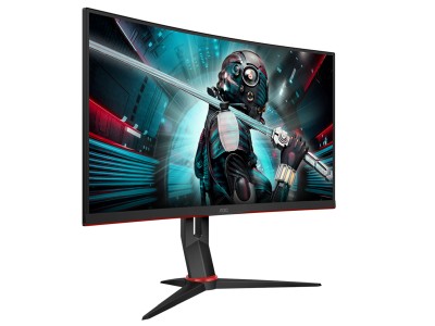 27" AOC CQ27G2U, Curved VA 2560x1440, 1 ms, 144Hz FreeSync, höjdjusterbar, VGA/HDMI/DP#2