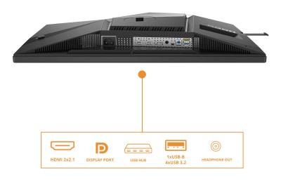 24.1" AOC PRO CS24A, TN eSports 1920x1080, 0.5 ms, 610Hz G-Sync, HDR400, höjdjusterbar, pivot, 2xHDMI/DP, USB 3.2-hubb, RGB Light FX#6