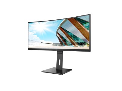 34" AOC CU34P2A, Curved VA 3440x1440, 1 ms, 100Hz FreeSync, 1500R, höjdjusterbar, 2xHDMI/DP, högtalare, USB 3.2-hubb#2