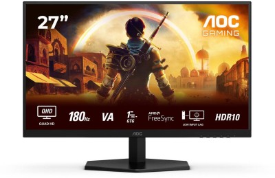 27" AOC Q27G42XNE, Fast VA 2560x1440, 0,5ms, 180Hz FreeSync, 2xHDMI/DP, högtalare, 3 års garanti