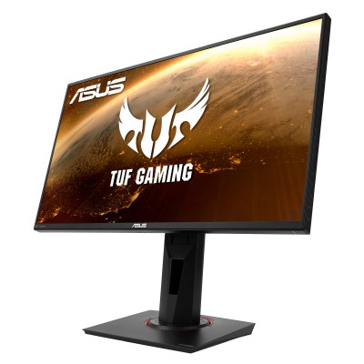 24.5" Asus TUF Gaming VG258QM, TN 1920x1080, 0,5 ms, 280Hz, höjdjusterbar, pivot, 2xHDMI/DP, högtalare