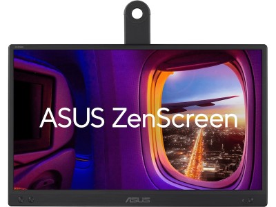 15.6" Asus MB166CR Portable USB-C-monitor, Full HD IPS 1920x1080, 360° kickstand