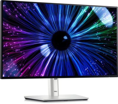 23.8" Dell UltraSharp U2424HE, IPS 1920x1080, 5 ms, 120Hz, höjdjusterbar, pivot, HDMI/2xDP/USB-C 90W, USB 3.2-hubb, LAN