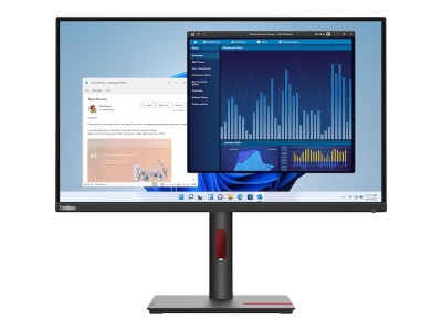 27" Lenovo ThinkVision T27p-30, IPS 4K/3840x2160, 4 ms, höjdjusterbar, pivot, HDMI/DP/USB-C 90W, USB 3.2-hubb#2