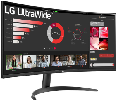 34" LG 34WR55QK-B, Curved VA 3440x1440, 5 ms, 100Hz FreeSync, 2xHDMI/DP#4