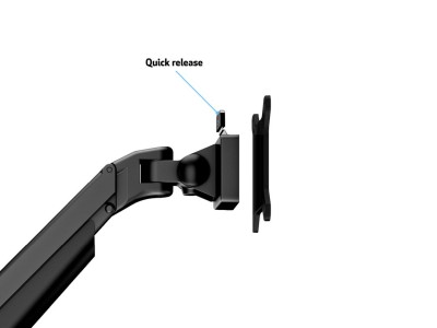 Bordsfäste/Väggfäste Multibrackets M VESA Gaft Lift Arm Desk or Wall Basic HD, max 21kg - Svart#5