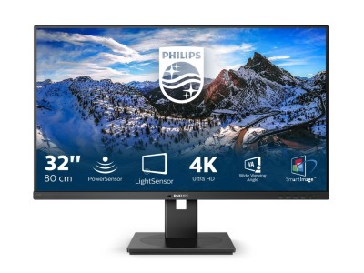 31.5" Philips 328B1/00, VA 4K/3840x2160, 4 ms, höjdjusterbar, pivot, 2xHDMI/DP, högtalare#2