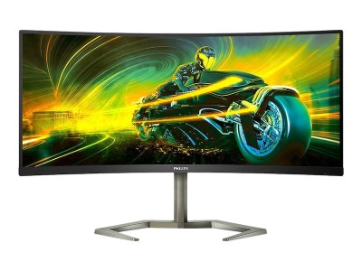 34" Philips Evnia 34M1C5500VA, Curved VA 3440x1440, 1 ms, 165Hz FreeSync, 1500R, HDR10, höjdjusterbar, 2xHDMI/2xDP, högtalare, USB 3.2-hubb#2