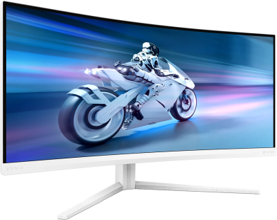 34" Philip 34M2C5501A/00, Curved Fast VA 4K/3440x1440, 1 ms, 180Hz Freesync, 1500R, HDR10, Ambiglow, höjdjusterbar, 2xHDMI/DP, USB 3.2-hubb, högtalare#1