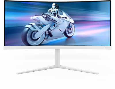 34" Philip 34M2C5501A/00, Curved Fast VA 4K/3440x1440, 1 ms, 180Hz Freesync, 1500R, HDR10, Ambiglow, höjdjusterbar, 2xHDMI/DP, USB 3.2-hubb, högtalare#2