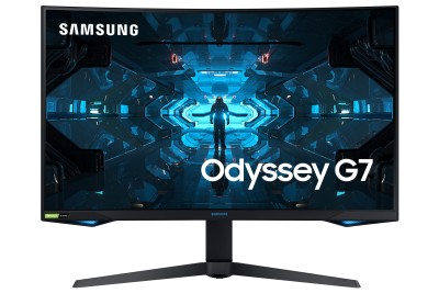 32" Samsung C32G75 Odyssey G7, Curved VA QLED 2560x1440, 1 ms, 240Hz G-Sync, 1000R, HDR600, höjdjusterbar, pivot, HDMI/2xDP, USB 3.2-hub