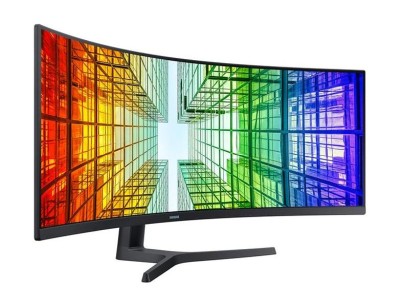 49" Samsung S49A950 (new 2023), Curved VA QLED 5120x1440, 4 ms, 120Hz, HDR400, 1800R, höjdjusterbar, 2xHDMI/DP/USB-C 90W, LAN, högtalare, USB 3.2-hubb#2