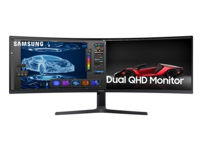 49" Samsung S49A950, Curved VA QLED 5120x1440, 4 ms, 120Hz, HDR400, höjdjusterbar, 2xHDMI/DP/USB-C 90W, högtalare, USB 3.2-hubb#1