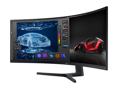 49" Samsung S49A950, Curved VA QLED 5120x1440, 4 ms, 120Hz, HDR400, höjdjusterbar, 2xHDMI/DP/USB-C 90W, högtalare, USB 3.2-hubb#2