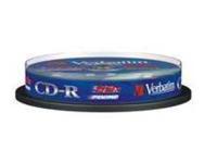 CD-R media Verbatim DataLife 80 min 52X, 10-pack spindel