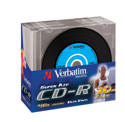 CD-R media Verbatim 80 min 52X Vinyl