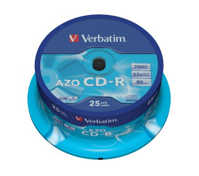 CD-R media Verbatim DataLifePlus 80 min 52X, 25-pack spindel