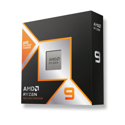 AMD Ryzen 9 9950X3D 16-Core 32-Thread (170W), 4,3/5,7 GHz, 144 MB cache, Socket AM5, Radeon Graphics, tray utan kylare