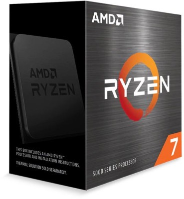 AMD Ryzen 7 5700G 8-Core 16-Thread (65W), 3,8/4,6 GHz, 16 MB cache, Radeon Graphics, Socket AM4, boxad med Wraith Stealth-kylare