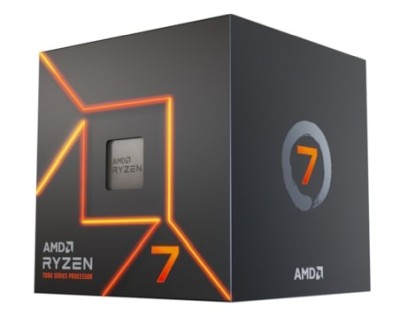 AMD Ryzen 7 7700 8-Core 16-Thread (65W), 3,8/5,3 GHz, 40 MB cache, Socket AM5, Radeon Graphics, boxad med Wraith Prism-kylare#2