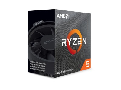 AMD Ryzen 5 4500 6-Core 12-Thread (65W), 3,6/4,1 GHz, 11 MB cache, Socket AM4, boxad med Wraith Spire-kylare#2