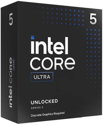 Intel Core Ultra 5 245KF 14-Core 14-Thread (159W), 4,2/5,2 GHz, LGA1851, 26 MB cache, boxad utan kylare