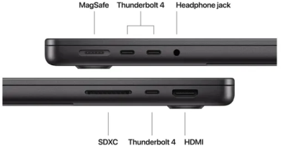 Apple MacBook Pro 14 tum, M5 10-Core CPU 10-Core GPU, 16 GB minne, 512 GB SSD - Rymdsvart#3