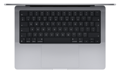 Apple MacBook Pro 14 tum, M1 Max 10-Core CPU 32-Core GPU, 32 GB minne, 2 TB SSD - Rymdgrå#2