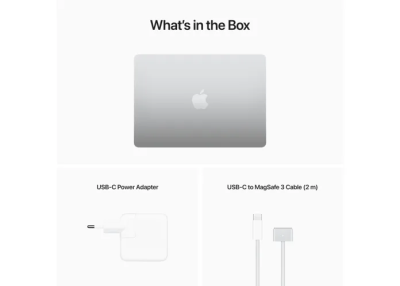 Apple MacBook Air (2022) 13.6 tum, Apple M2 8-core CPU 8-core GPU, 16 GB, 256 GB SSD, 35W strömadapter - Silver#8