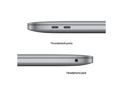 Apple MacBook Pro (2022) 13.3 tum, Apple M2 8-core CPU 10-core GPU, 16 GB, 512 GB SSD - Rymdgrå#6