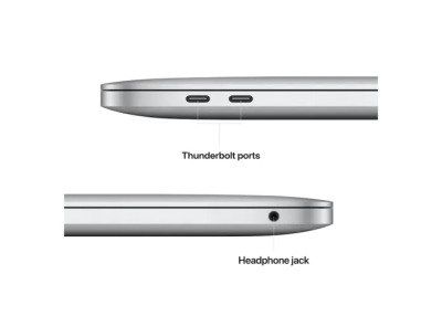 Apple MacBook Pro (2022) 13.3 tum, Apple M2 8-core CPU 10-core GPU, 8 GB, 512 GB SSD - Silver#6