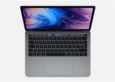 Apple MacBook Pro 13 tum (2019) med Touch Bar, Intel Quad-Core i5 2,4 GHz, 8 GB minne, 256 GB SSD, Iris Plus Graphics 655 - Rymdgrå