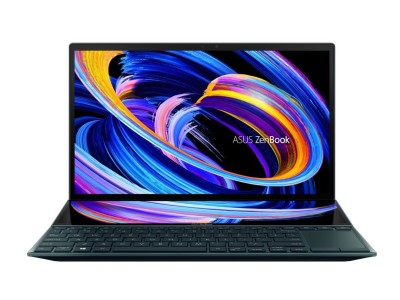 Asus Zenbook Duo UX482EG-PURE3, 14" Full HD IPS touch, Intel Core i7-1165G7, 32 GB, 1 TB PCIe SSD, GeForce MX450, WiFi 6, bakbelyst tangentbord, ScreenPad Plus, Win10#1