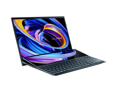 Asus Zenbook Duo UX482EG-PURE3, 14" Full HD IPS touch, Intel Core i7-1165G7, 32 GB, 1 TB PCIe SSD, GeForce MX450, WiFi 6, bakbelyst tangentbord, ScreenPad Plus, Win10#2