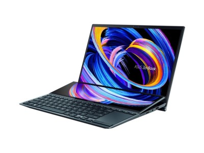 Asus Zenbook Duo UX482EG-PURE3, 14" Full HD IPS touch, Intel Core i7-1165G7, 32 GB, 1 TB PCIe SSD, GeForce MX450, WiFi 6, bakbelyst tangentbord, ScreenPad Plus, Win10#3