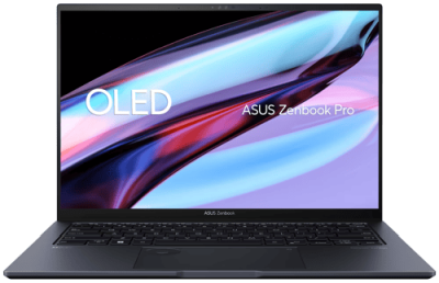 Asus ZenBook Pro 14 OLED, 14.5" 2.8K OLED 120Hz, Intel Core i7-13700H, 16 GB, 1 TB PCIe SSD, GeForce RTX4060, WiFi 6E, bakbelyst tangentbord, Win11 Pro