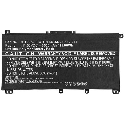 Batteri CoreParts 3-Cell Li-Pol 41Wh / 3550mAh till bl.a. HP Pavilion 15-cw080400