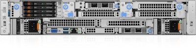 Dell PowerEdge R570 Smart Selection, Intel Xeon 6507P 8-Core, 1x32 GB RAM, 960 GB SSD, 16x2.5", rackmonterad 2U, PERC H965i, 2x1100W nätagg, 3 års på-platsen-garanti#4