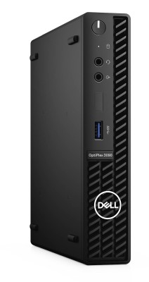 Dell Optiplex 3090 Micro MFF, Intel Core i5-10500T, 16 GB, 256 GB PCIe SSD, Win10 Pro+Win11 Pro, WiFi 6, Bluetooth, inkl. tangentbord och mus